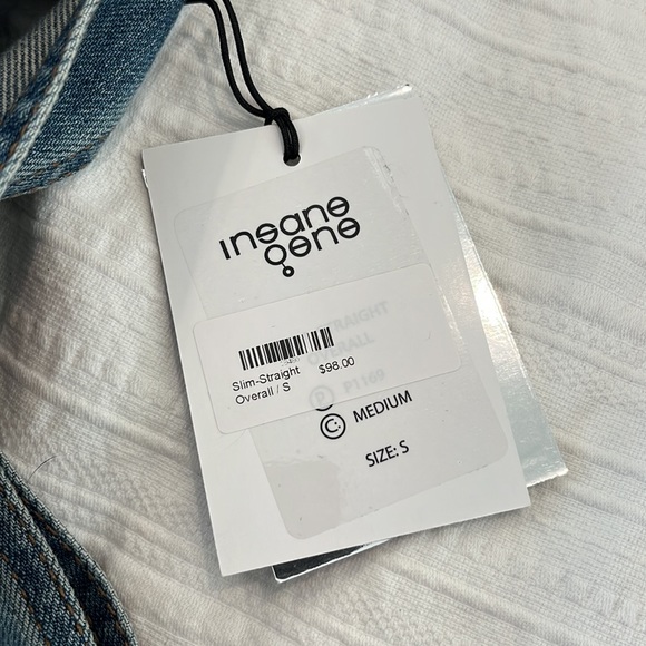 Inseam One, slim-Straight overalls in size small. NWT! - Picture 12 of 14